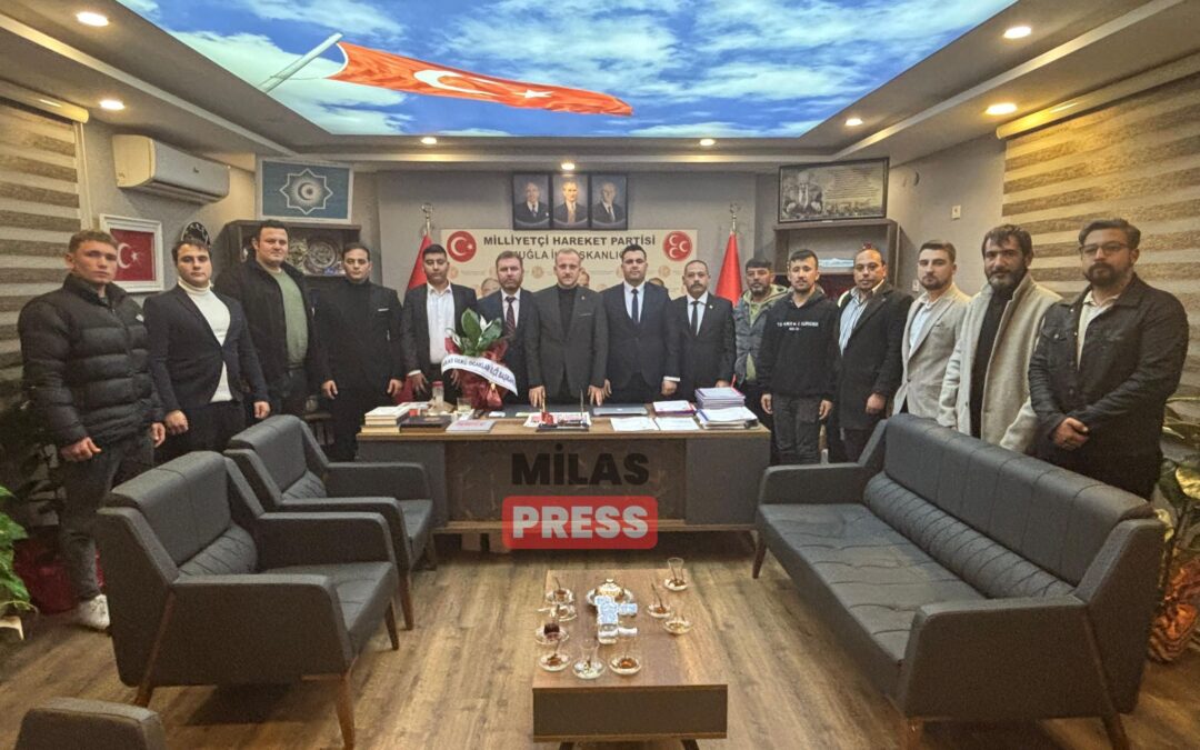 Milas Ülkü Ocakları’ndan MHP Muğla İl Başkanı Burak Demirel’e Ziyaret
