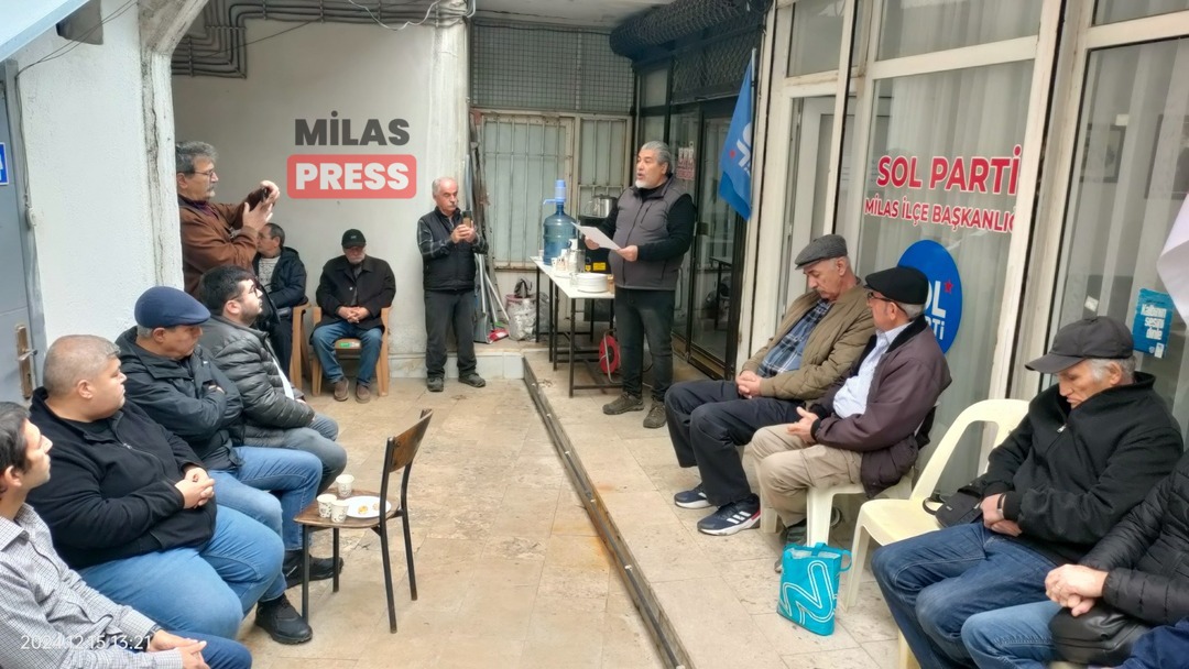 SOL Parti Milas İlçe Örgütünün 3. Olağan Genel Kurulu Yapıldı