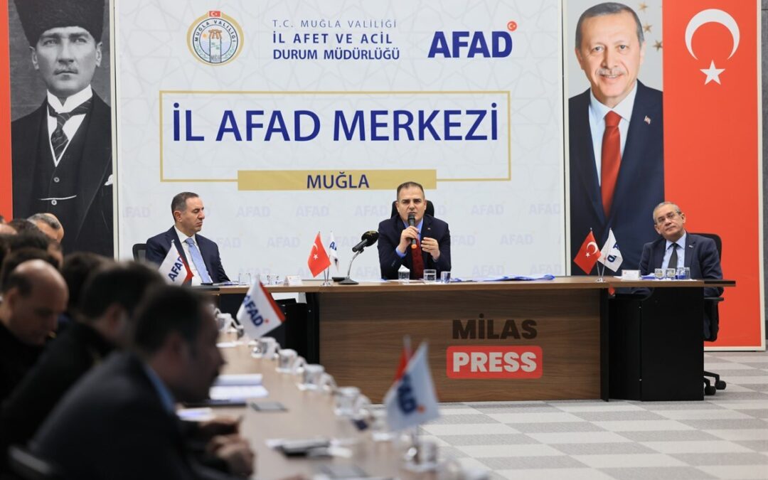 Muğla’nın Huzuru Asayiş ve Güvenlik Toplantısı Dr. İdris Akbıyık Başkanlığında yapıldı.