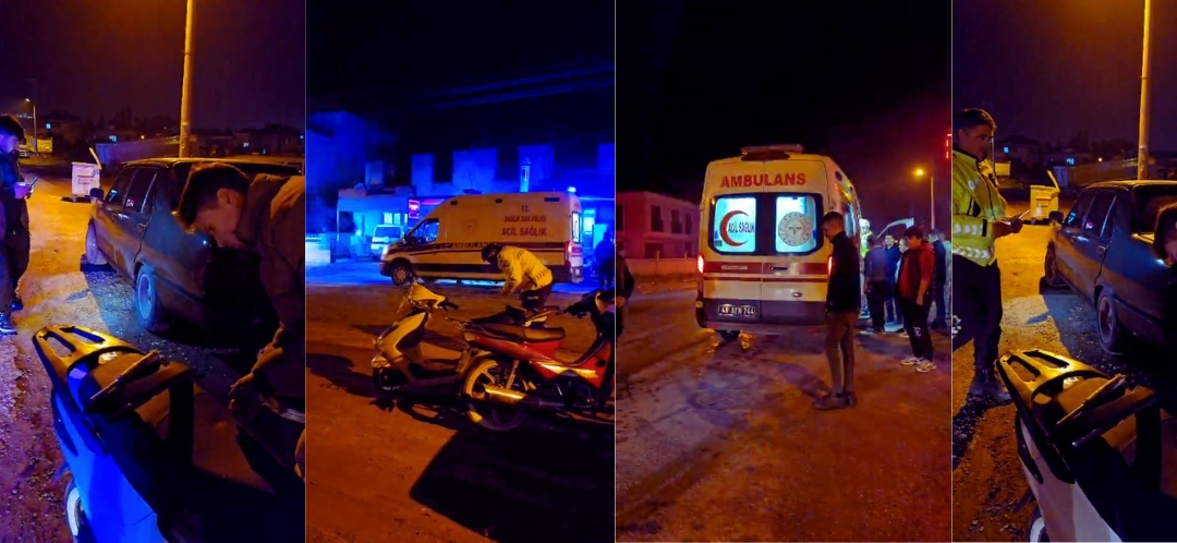 Beçin’de Motosiklet Kazası: İki Kişi Yaralı