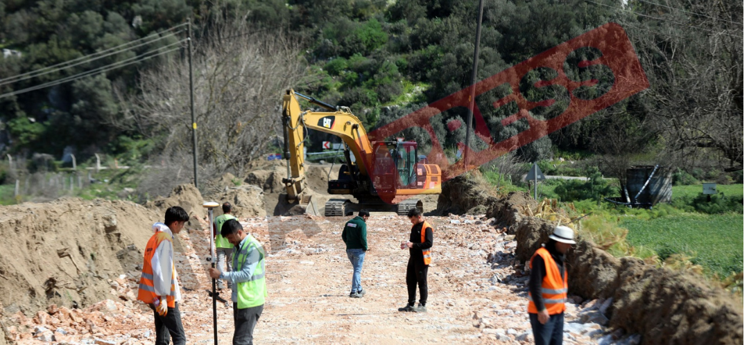 Büyükşehir’den Milas Kırsalına 80 Milyonluk Yol Yatırımı