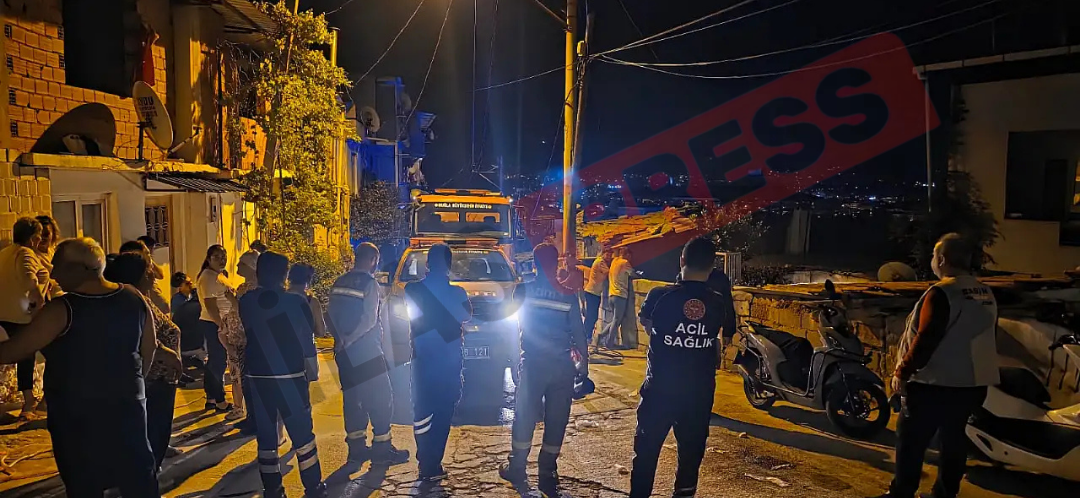 Milas’ta Soba Yangını Felakete Dönüştü: Genç Adam Evsiz Kaldı