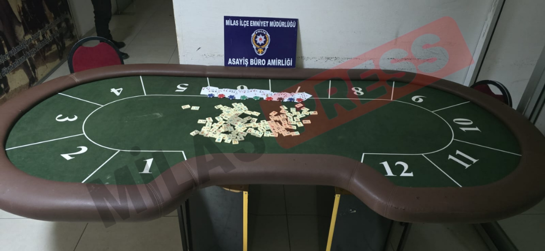 Milas’ta Kahvehaneye Kumar Baskını: 6 Kişiye 55 Bin TL Ceza