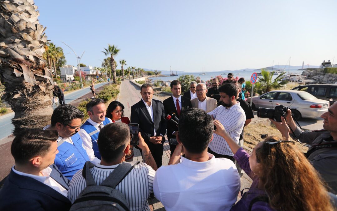 Büyükşehir’in Bodrum’daki 62 Milyon TL’lik Yol Yatırımı Tamamlanıyor