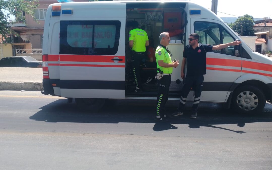 Milas’ta Eriyen Asfalt Kazaya Neden Oldu: Motosiklet Sürücüsü Yaralandı