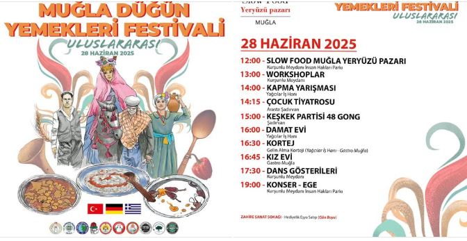 Muğla’nın Düğün Sofraları Dünyaya Açılıyor: Uluslararası Lezzet Festivali Başlıyor