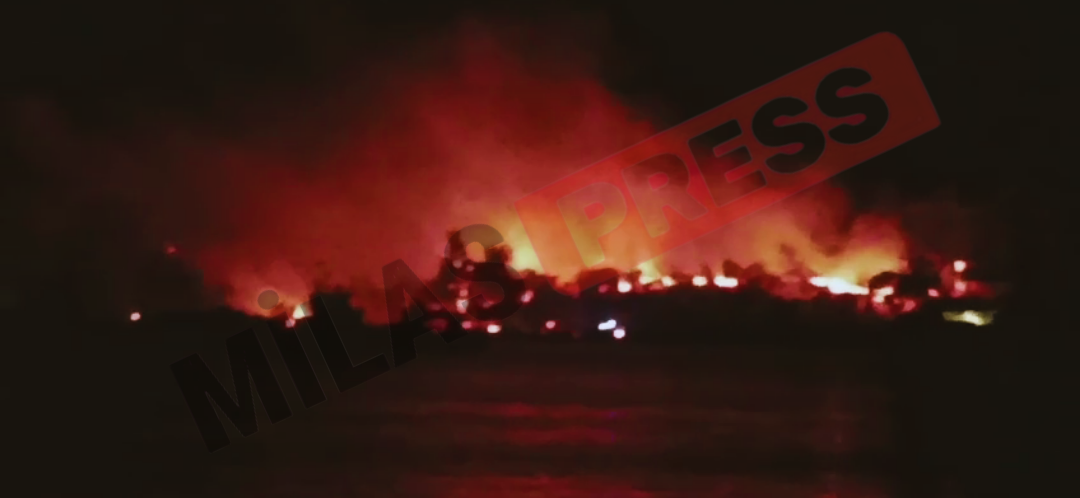 Milas Kazıklı Mahallesi İskele Meydanı’nda Trafo Patlaması Sonrası Büyük Yangın: Hızlı Müdahale Felaketi Önledi