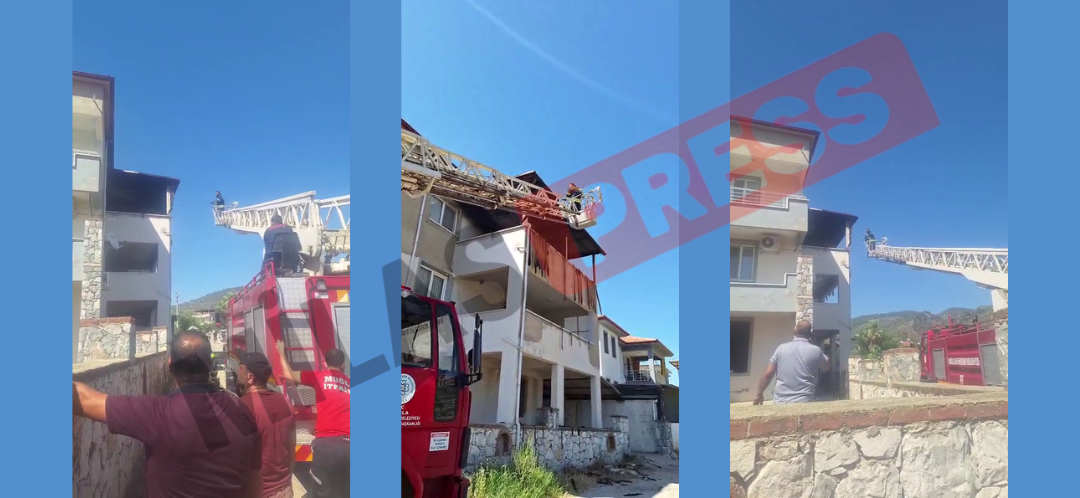 Milas Kırcağız’da 3 Katlı Evde Yangın: Elektrik Kaynaklı Olduğu Belirtildi