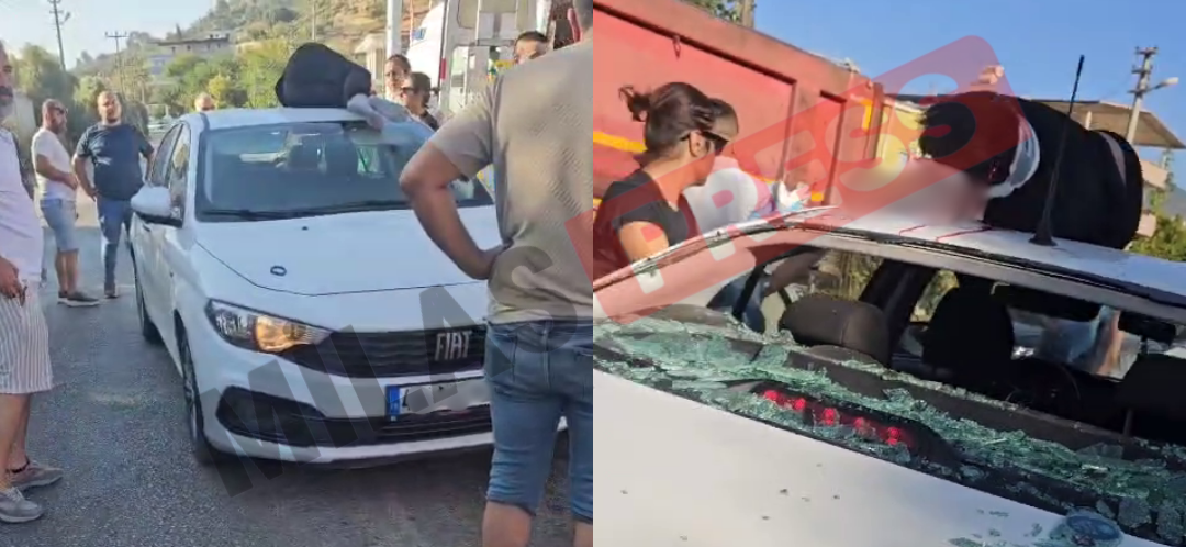 Milas Beçin Mahallesi’nde Trafik Kazası: Motosiklet Otomobile Çarptı, 2 Kişi Yaralandı