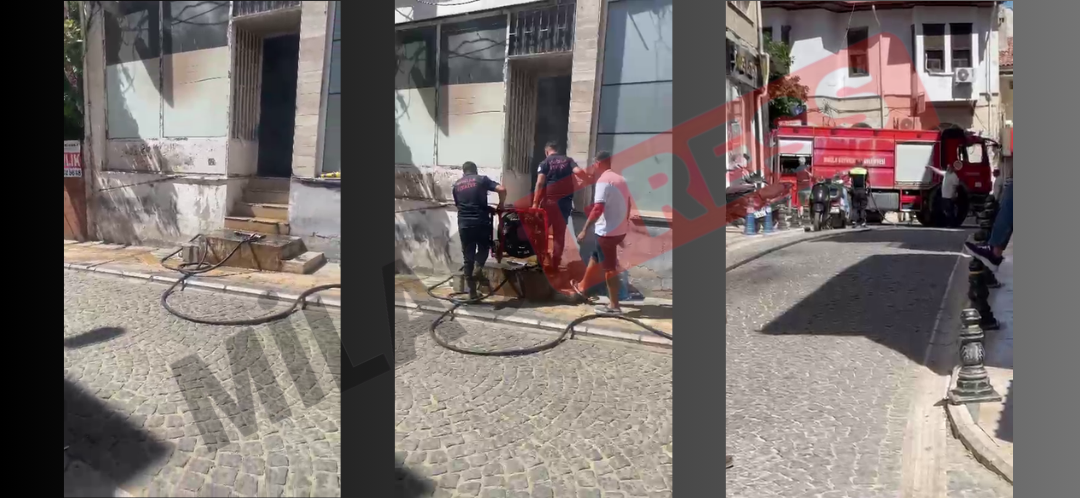 Milas’ta İmalathanede Yangın: Maddi Hasar Oluştu