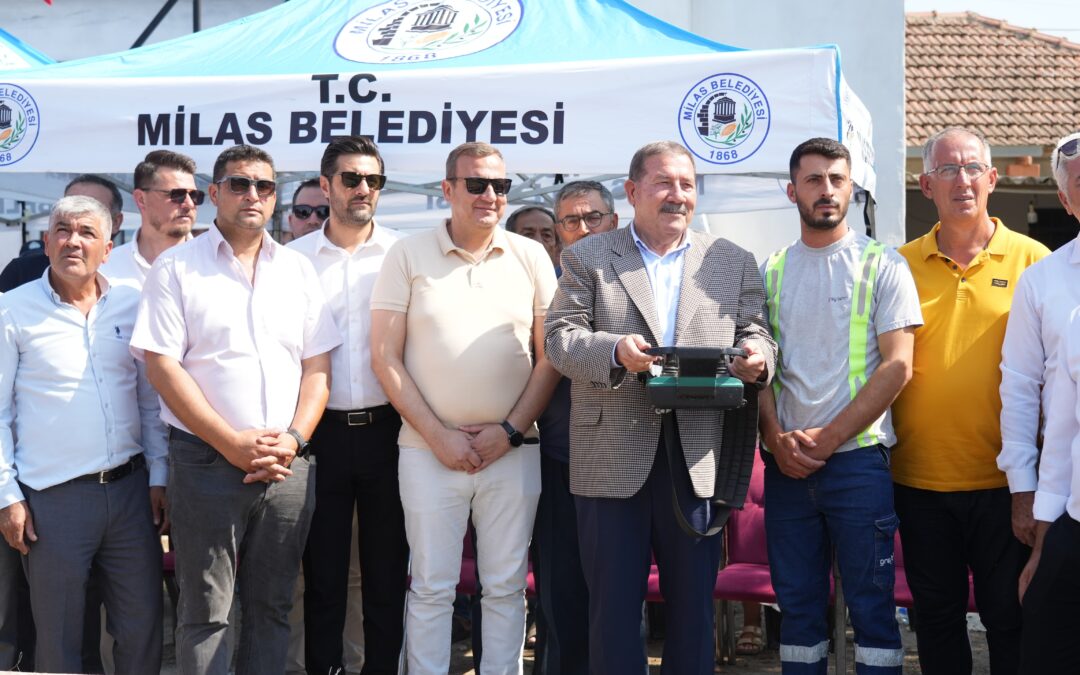 Milas Belediyesi’nden Derince’ye Çok Amaçlı Sosyal Alan: Temel Atıldı, Hizmet Başlıyor