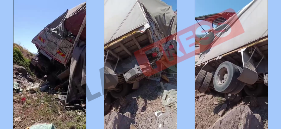 Boğaziçi Mahallesi’nde Kamyon Uçuruma Yuvarlandı: Baba ve Oğlu Yaralandı