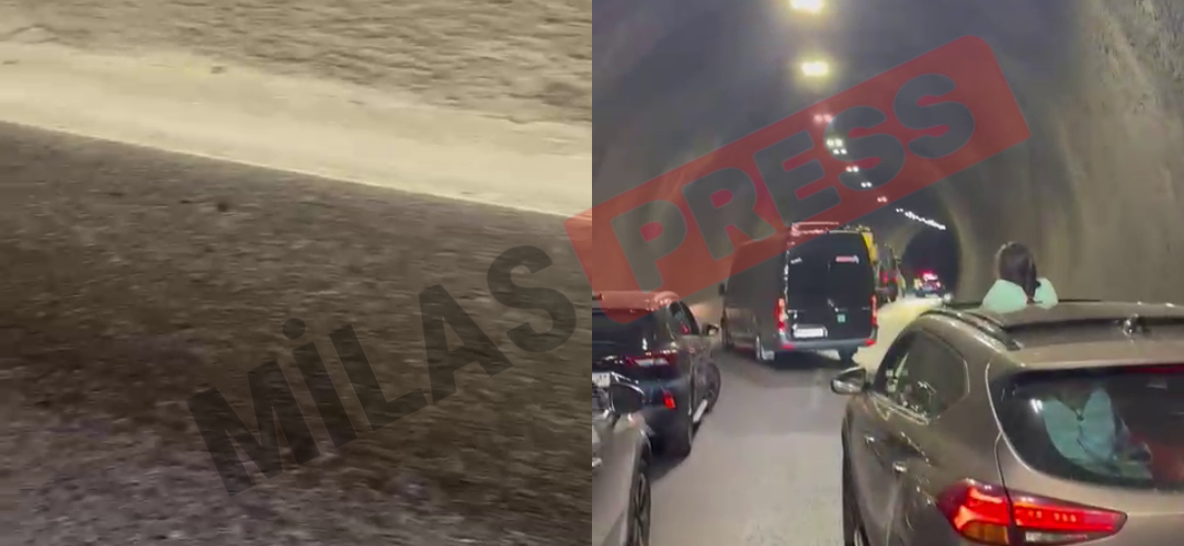 Bafa Tüneli’nde Yağ Dökülmesi Trafiği Kilitledi: Motosiklet Sürücüsü Yaralandı