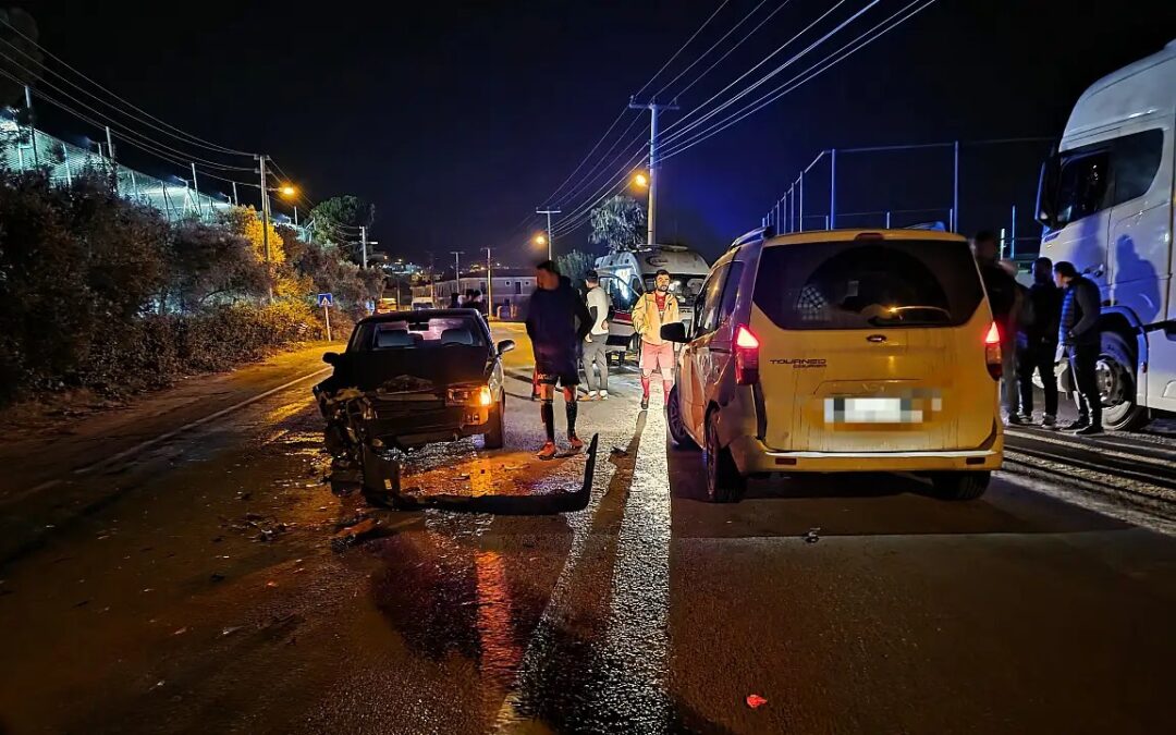 Milas Beçin’de İki Otomobil Çarpıştı: 2 Yaralı