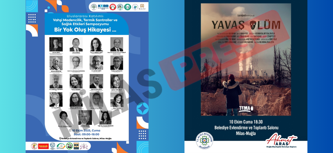 Milas’ta “Vahşi Madencilik, Termik Santraller ve Sağlık” Sempozyumu Düzenleniyor