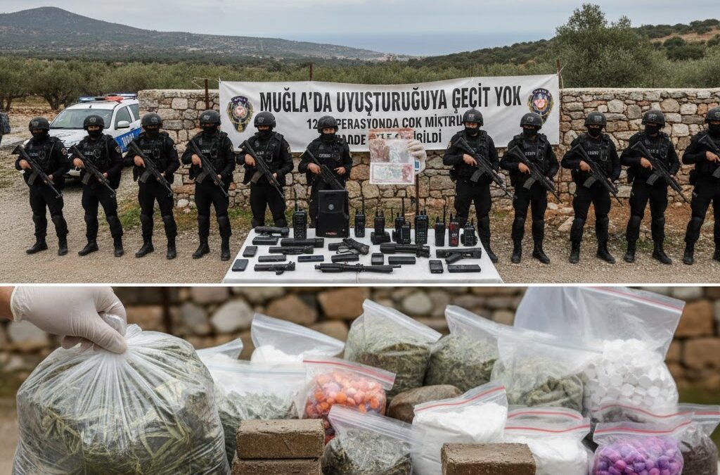 Muğla’da Uyuşturucuya Geçit Yok: 126 Operasyonda Çok Miktarda Madde Ele Geçirildi