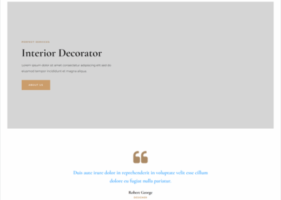 Interior Decorator