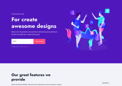 Saas Landing – 6